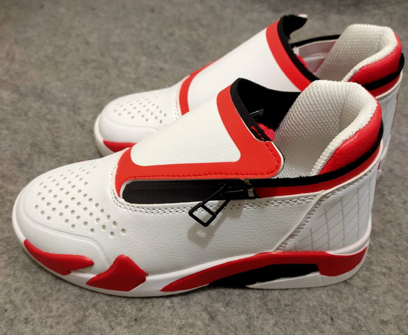 2020 Air Jordan 14 White Red Black Shoes For Kids